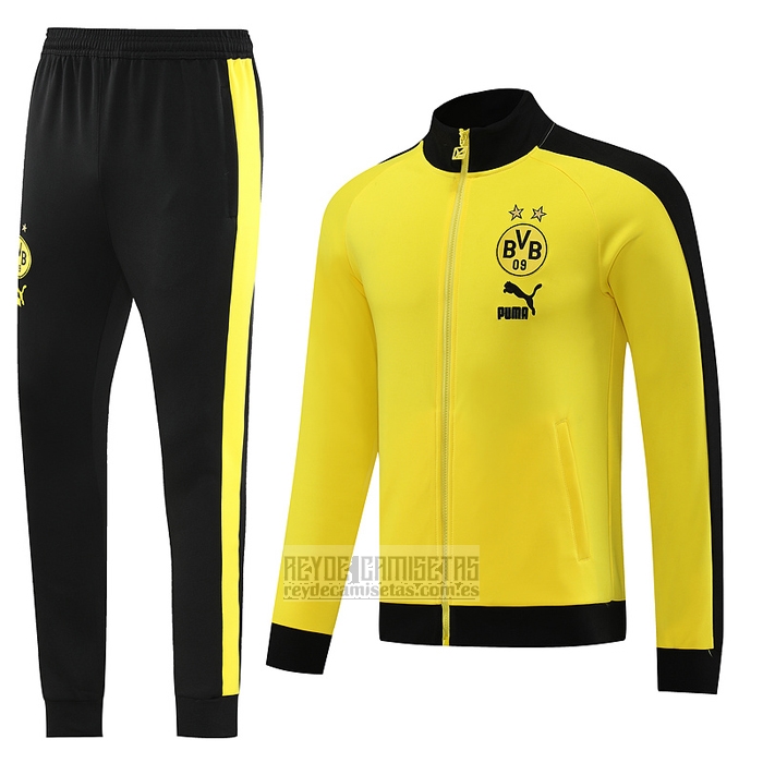 Chandal de Chaqueta del Borussia Dortmund 2023-2024 Amarillo